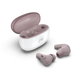 Fone de ouvido Sem Fio Bluetooth Motorola Moto Buds 2 Bluetooth 6.0, TWS, IP54, Cancelamento de ruído ativo e até 48h de bateria - Rose