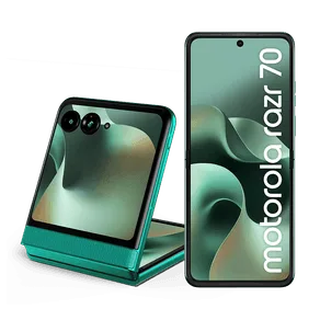 Smartphone Motorola Razr 70 5G 256GB - 8GB RAM+16GB Ram Boost, tela interna 6.9" e externa 3.6", extreme AMOLED, câmera 50MP, IP48 - Verde