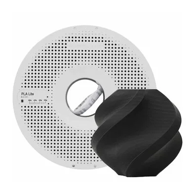 Filamento Bambu Lab para Impressora 3D PLA LITE, Com carretel reutilizável 1,75mm, 1kg, Preto - A18-K0-1.75-1000-SPL