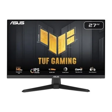 Monitor Gamer ASUS TUF Gaming, 27", IPS, Full HD, 146Hz, 1ms, FreeSync, HDR10, HDMI, DisplayPort, Preto - VG279QE5A
