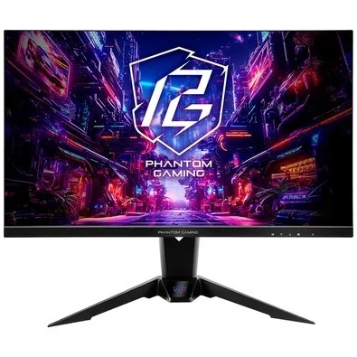 Monitor Gamer ASRock Phantom 27"", FHD, 520Hz, 1ms, IPS, FreeSync Premium, HDR 400, DP e HDMI, Altura Ajustável, Antena Wi-Fi - PG27FFX2A