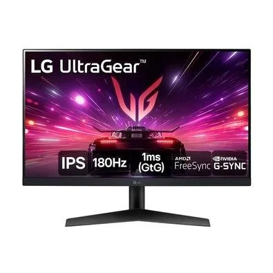 Monitor Gamer LG UltraGear 24", FHD, 180Hz, 1ms, IPS, DP e HDMI, HDR10, FreeSync, G-Sync - 24GS60F-B