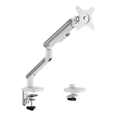 Suporte de Mesa Articulado para Monitor de 17" a 32" Elements Aice Single, com Pistão a Gás, Premium, Branco - 72130