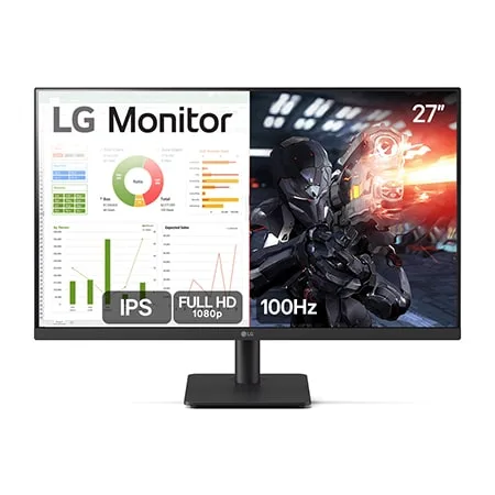 Monitor PC Gamer LG 27” IPS, Full HD, 100Hz, HDMI - 27MS500-B - 27MS500-B