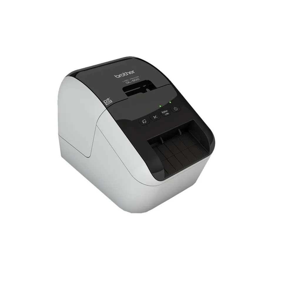 Impressora Térmica Brother QL800, Fitas DK Até 62mm, USB