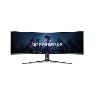 Monitor Gamer curvo Acer Predator Series Z57 bmiiphuzx, 57.1" LED, 7K,120,Hz, 1ms, DisplayPort e HDMI, HDR, FreeSync - UM.NZ7AA.002