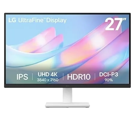 Monitor LG UltraFine™ 27US500-W Tela IPS 4K UHD 27", HDR10, DCI-P3 90% - 27US500-W