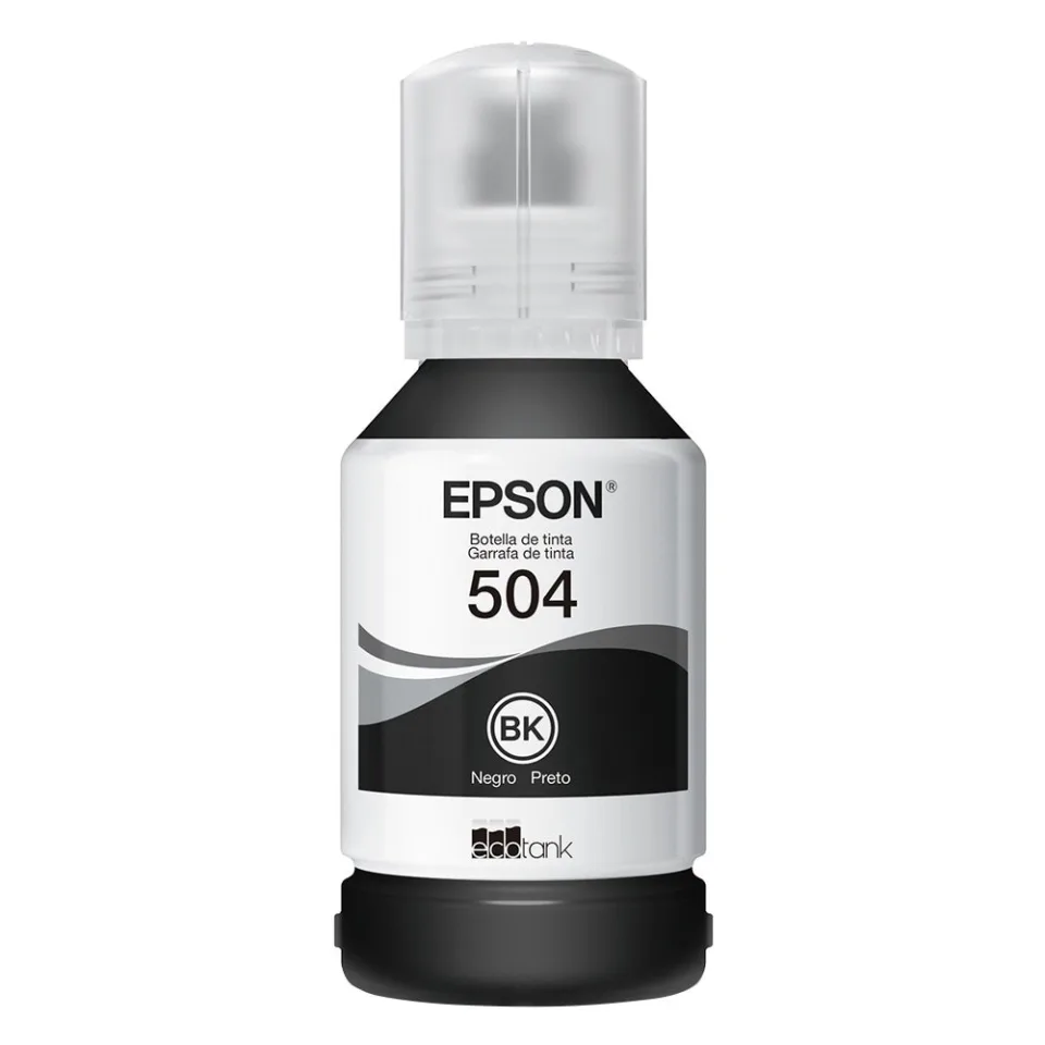 Garrafa de Tinta Original Epson EcoTank T504 para Impressoras L4150, L4160, L6161, L6171 e L6191