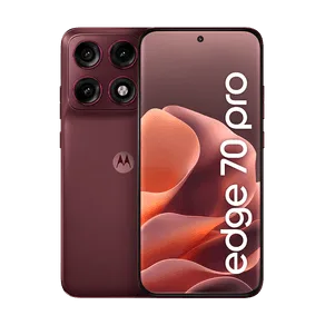 Smartphone Motorola Edge 70 Pro 5G 512GB 12GB RAM+12GB Ram Boost, 4 câmeras de 50MP, Tela 1.5K extreme AMOLED 144Hz, Bateria 6500 mAh, IP68/IP69 - Vinho