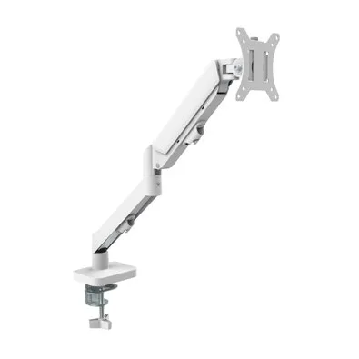 Suporte de Mesa Articulado para Monitor de 17" a 32" Ergofirst, Ajuste com Pistão a Gás, Branco - G16-C012-W