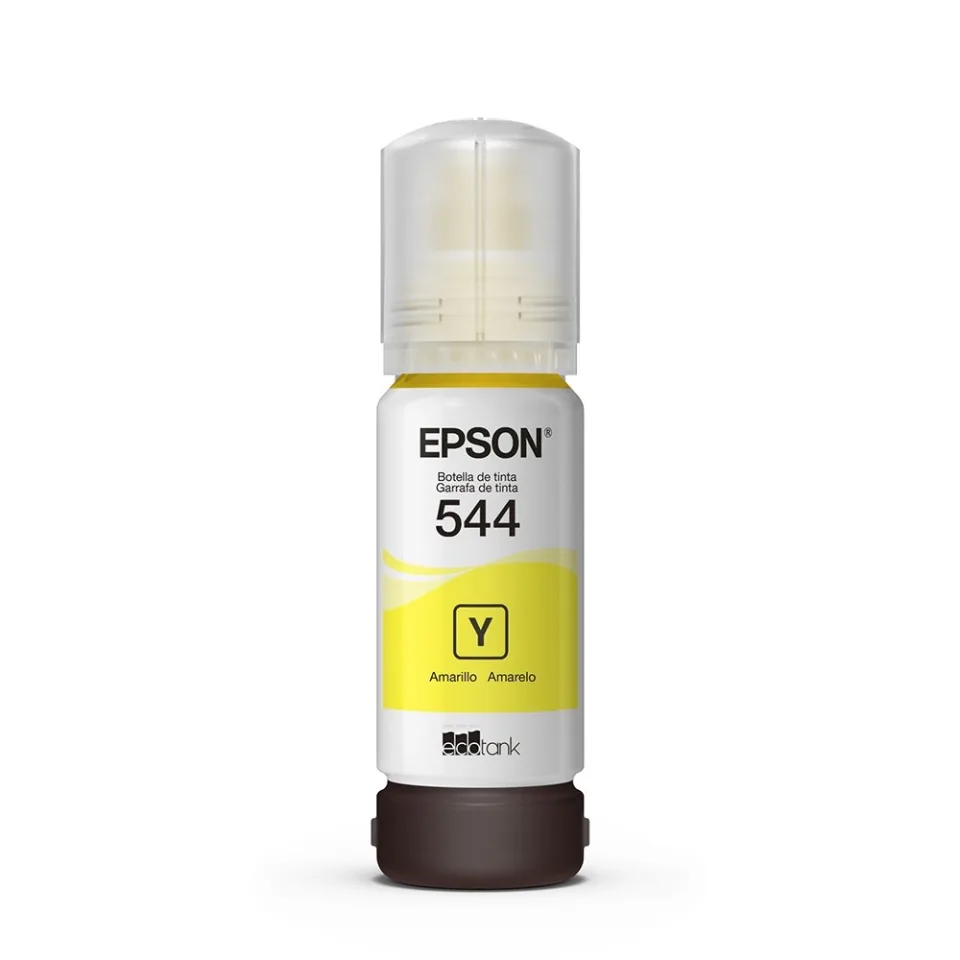 Refil De Tinta Epson T544422-BR Amarelo - Para Impressoras L3110-L3210-L3150-L3250-L5190-L5290