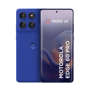 Smartphone Motorola Edge 60 Pro 5G 256GB 12GB RAM+12GB Ram Boost, Tela Quad-Curve moto AI 50MP Sony Camera Pultrarresistencia militar IP68 + IP69 - Azul