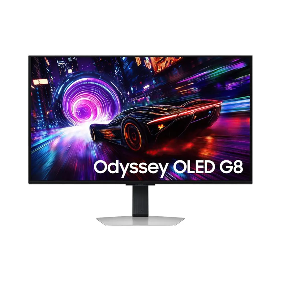 Monitor Odyssey OLED G8 32", 4K, 240Hz, 0.03ms,ajuste de altura, FreeSync Premium Pro, DP, HDMI Prata