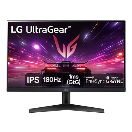 Monitor Gamer LG UltraGear 24” IPS, 180Hz, 1ms (GtG) NVIDIA® G-SYNC® , AMD FreeSync™, HDR10, sRGB 99% - 24GS60F-B - 24GS60F-B