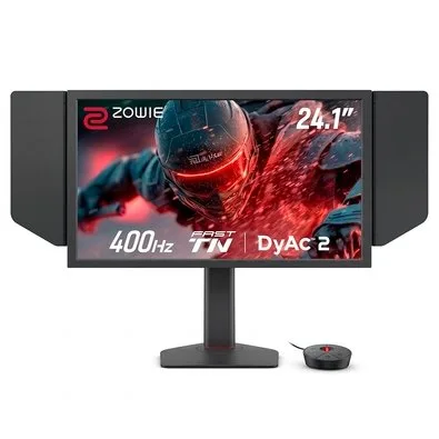 Monitor Gamer ZOWIE 24.1", Full HD, 400Hz, 1ms, Fast TN, DyAc 2, DisplayPort e HDMI, Altura Ajustável, Preto - XL2566X+