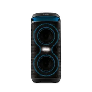 Caixa de Som Amplificada AIWA Party Box AWS-PB-08, 200W RMS, Bluetooth, Bivolt, Preto - AWS-PB-08