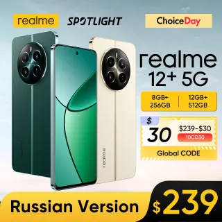 [Estreia mundial] Realme 12 Plus 5G Smartphone 50MP Sony LYT-600 OIS Retrato Câmera Gravidade 7050 5G 6,67 "120Hz Tela AMOLED