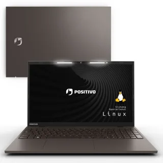 Notebook Positivo Vision i15 Intel® Core® i5- 1135G7 Linux 16GB 512GB SSD Lumina Bar 15.6" FullHD - Cinza