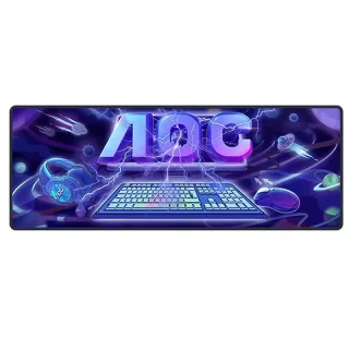 AOC-Non-Slip Gaming Mouse Pad, Mousepad grande para mesa, esteira para casa, escritório, jogos, trabalho, jogo, festa, 31, 5x11.8 Polegada