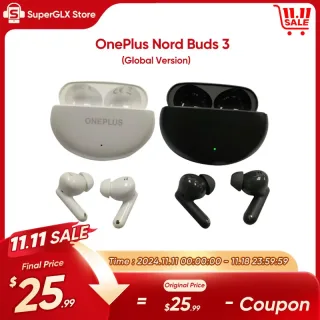 OnePlus Buds 4 Versão Global True Wireless AI Call Fones de ouvido com cancelamento de ruído 55dB de longo alcance IP55 Fones de ouvido portáteis à prova d'água