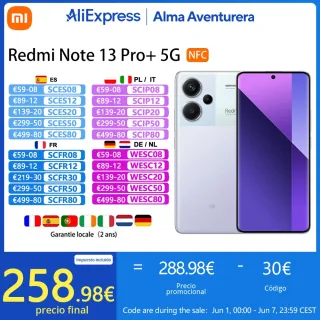 Xiaomi-Redmi Note 13 Pro Plus Smartphones, 5G, NFC, Dimensão MediaTek, 7200-Ultra, Carregamento 120W, Bateria 5000mAh, 200MP, Câmera 120Hz, Garantia Local, Versão Global