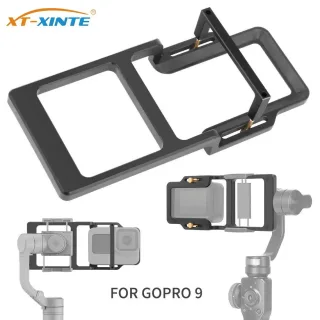 Handheld estabilizador cardan switch placa adaptador de montagem para gopro hero 10 9 8 ação câmera para dji om5 zhiyun moza acessórios