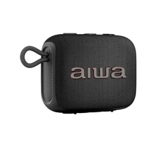 Caixa de Som Portátil Mini Speaker AIWA AWS-SP-07-B, Bluetooth, Bivolt, Preto - AWS-SP-07-B