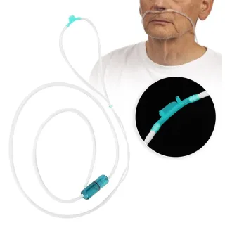Cânula nasal de hidrogênio e oxigênio, fone de ouvido tipo nasal, máquina de inalação de hidrogênio, tubo de sucção, nebulizador, conjunto de inalador, adulto e criança