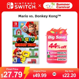 Mario vs. Donkey Kong jogos Nintendo Switch Game Deals 100% Original Cartão de Jogo Físico Ação Puzzle Gênero para Switch Game Console