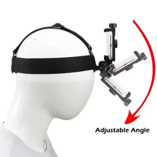 Suporte Para Telefone Principal Alça De Montagem Ajustável Multifuncional Tiro Ao Vivo Primeira Pessoa Com Clipe