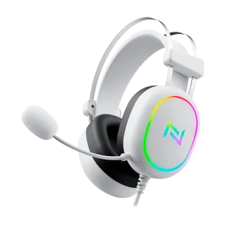 Headset Gamer Neologic NGX Arctic, RGB, Branco, NGXARCTIC