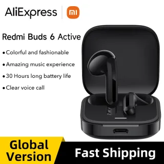 Xiaomi-Redmi Buds 6, Fone de ouvido, Clear Voice, Chamada, Bateria de 30 Horas de Longa Duração, Bluetooth 5.4, Auricular Tipo C, Estreia Mundial