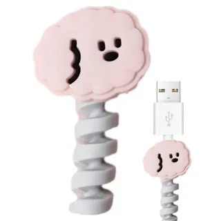 Colorido Cartoon Animal carregamento cabo Protector, Bonito Saver Cord para cabo USB, Gerenciamento Cord