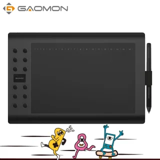 Gaomon-Tablet gráfico m106k pro 10 polegadas mesa digitalizadora, com 8192 níveis de inclinação, sem bateria, art stylus para windows/mac/android