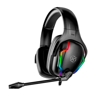 Headset Gamer Kalkan Munin, RGB, Drivers de 50mm, 7.1 Virtual Surround, Preto, KLK00022