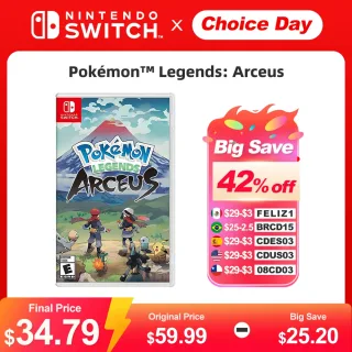 Pokémon Legends Arceus jogos Nintendo Switch Game Deals 100% original cartão de jogo físico ação gênero para switch oled lite