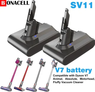 Bateria de substituição Li-ion para Dyson, V7 Gatilho, V7, Animal, Fofo, Carro, Barco, Portátil, V7, Absoluto, V7, 21.6V