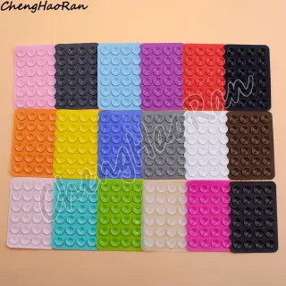 1 pc dupla face silicone ventosa para dispositivo elétrico do telefone móvel ventosa apoiado adesivo borracha de silicone otário almofada fixa