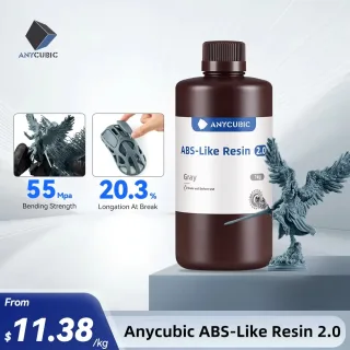 Nova impressora 3d de resina anycubic 2.0, fotopolímero, resina tipo abs, maior resistência e resiliência, cura rápida, resina de alta precisão