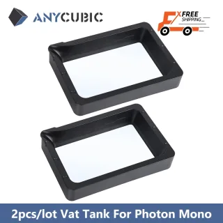 A impressora 3d ANYCUBIC parte o tanque UV da lata da resina de 2PCS para a série Photon Mono/Photon
