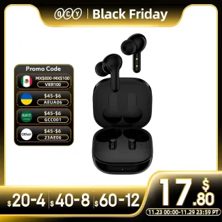 [R$250-R$25 Promo Code:PROMO25]QCY T13 Fone de ouvido inteligente sem fio BT5.1 TWS Fone de ouvido 4 Mic ENC HD Call Fone de ouvido Touch Control Fones de ouvido Long Standby 40H