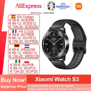 Xiaomi-S3 relógio inteligente para homens e mulheres, chamada telefônica bluetooth, 1.43 "AMOLED, 466 × 466 pixels, 150 + modos esportivos, novo, 2024