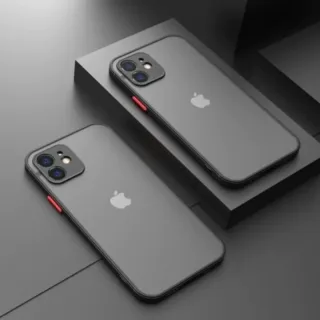 Capa à prova de choque para iPhone, Capa traseira de silicone, iPhone 11, 12, 13, 14 Pro Max, Plus, XS, 8, SE