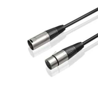 Cabo de Microfone Fifine L9, XLR Macho para Fêmea, 1.8m, Preto - L9C