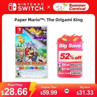 Paper Mario: The Origami King Nintendo Switch jogos Deals 100% Original Cartão de Jogo Físico para Nintendo Switch Game Console