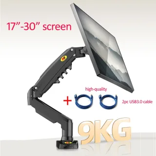 NEW NB F80 Desktop17-27 "LCD LED Monitor Titular Braço Gás Spring Full Motion Gás Strut Flexi TV Mount Carregando 2-9kgs
