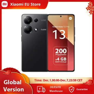 Xiaomi-Redmi Note 13 Pro Smartphone, Versão Global, 4G, 200MP, Câmera OIS, 67W, Helio G99, Ultra, NFC, 120Hz, AMOLED