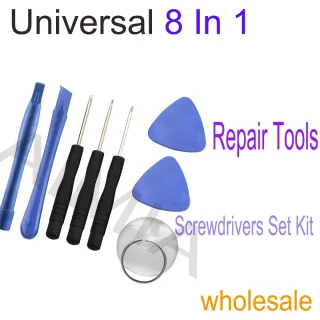 Universal 8 em 1 ferramentas de reparo do telefone chaves de fenda conjunto kit para iphone celular tablet reparo para xiaomi telefone móvel