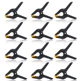 12pçs braçadeiras de musselina resistentes para fotografia, clipe de suporte de fundo de cabine de foto, pano de fundo fixo de musselina e tela verde