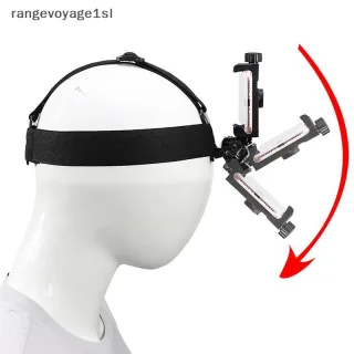 [rge] Braet Montado Na Cabeça Ajustável Transmissão Ao Vivo Suporte Para Celular Perspectiva De Primeira Pessoa Presente